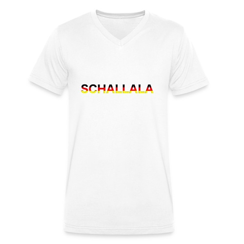 Schallala - Männer Bio-T-Shirt mit V-Ausschnitt von Stanley & Stella