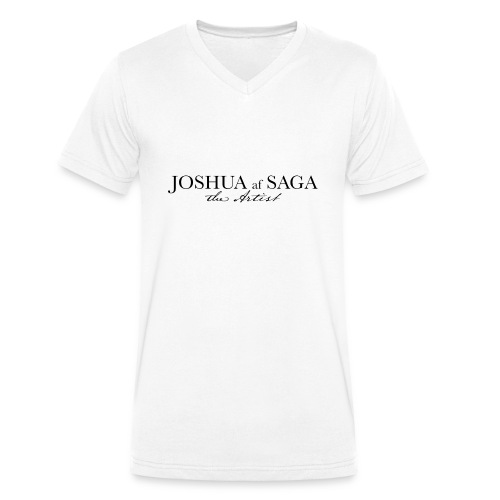 Joshua af Saga - The Artist - Black - Ekologisk T-shirt med V-ringning herr från Stanley & Stella
