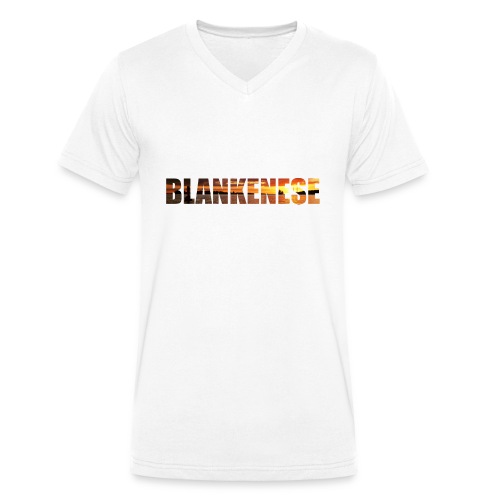 Blankenese Hamburg - Männer Bio-T-Shirt mit V-Ausschnitt von Stanley & Stella
