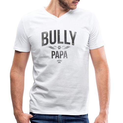 Stolzer Bullypapa Retro - Stanley/Stella Männer Bio-T-Shirt mit V-Ausschnitt