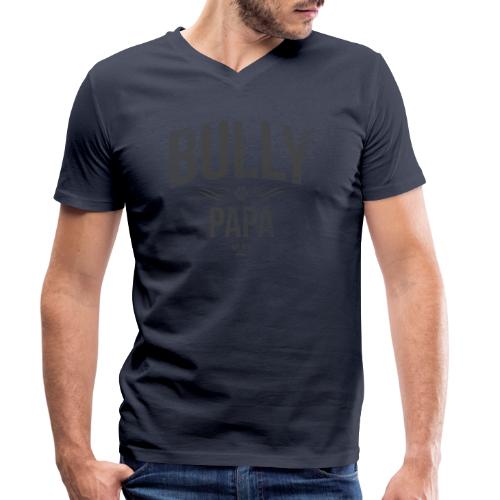 Stolzer Bullypapa Retro - Stanley/Stella Männer Bio-T-Shirt mit V-Ausschnitt