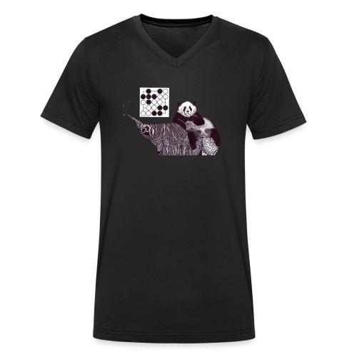 Panda 5x5 Seki - Stanley/Stella Men's Organic V-Neck T-Shirt 
