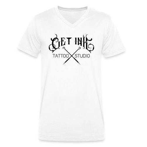 Get Ink No. 1 - schwarz/black - Männer Bio-T-Shirt mit V-Ausschnitt von Stanley & Stella