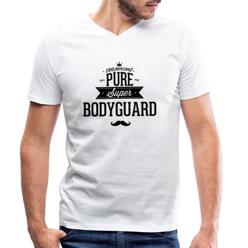 100% super Bodyguard - Männer Bio-T-Shirt mit V-Ausschnitt von Stanley & Stella