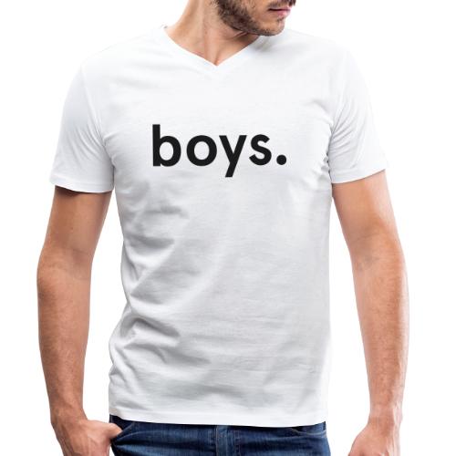 boys dot black - Ekologisk T-shirt med V-ringning herr från Stanley & Stella