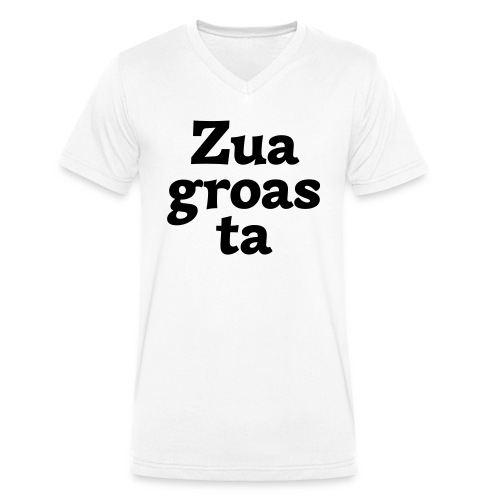 Zuagroasta - Männer Bio-T-Shirt mit V-Ausschnitt von Stanley & Stella