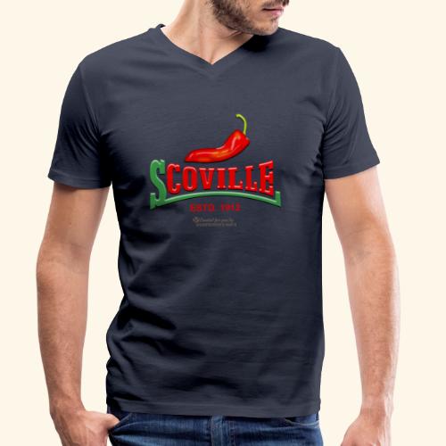 Chili Design Scoville - Stanley/Stella Männer Bio-T-Shirt mit V-Ausschnitt