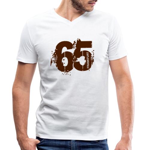 City_65_Frankfurt - Männer Bio-T-Shirt mit V-Ausschnitt von Stanley & Stella