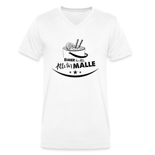 Eimer für Malle, Alle für Malle - Stanley/Stella Männer Bio-T-Shirt mit V-Ausschnitt