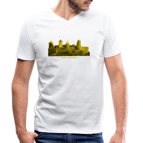 Stolpen Burg Schloss Festung Cosel Sachsen - Männer Bio-T-Shirt mit V-Ausschnitt von Stanley & Stella
