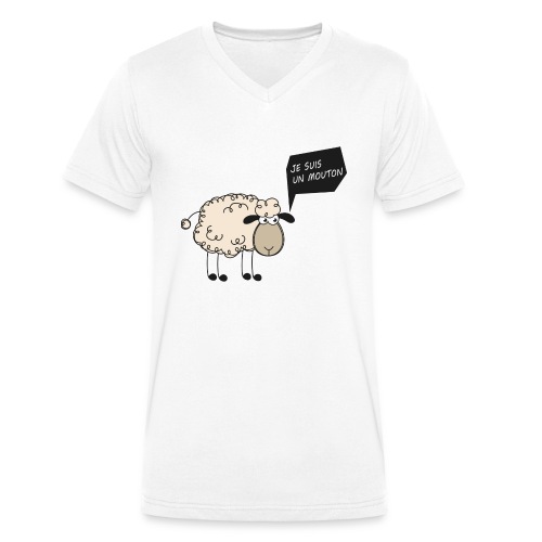 je_suis_un_mouton - T-shirt bio col V Stanley/Stella Homme