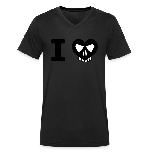 I Love... - Stanley/Stella Männer Bio-T-Shirt mit V-Ausschnitt