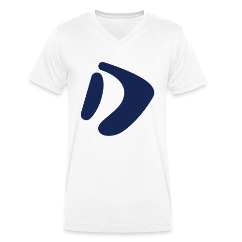 Logo D Blue DomesSport - Männer Bio-T-Shirt mit V-Ausschnitt von Stanley & Stella