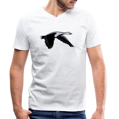Gans Vogel Flügel - Männer Bio-T-Shirt mit V-Ausschnitt von Stanley & Stella