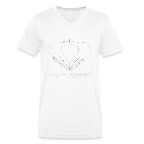 Magic Rhombus - Stanley/Stella Männer Bio-T-Shirt mit V-Ausschnitt
