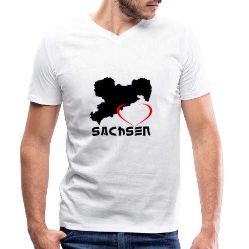 love sachsen - Stanley/Stella Men's Organic V-Neck T-Shirt 