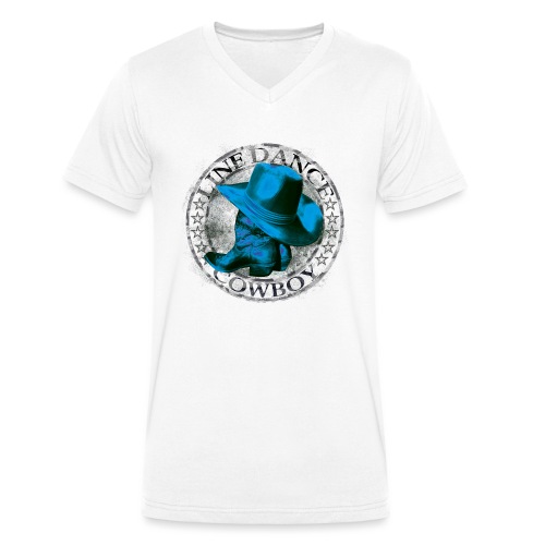 kl_linedance26 - Økologisk Stanley & Stella T-shirt med V-udskæring til herrer