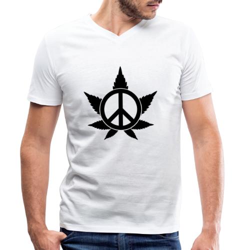 Peace - Männer Bio-T-Shirt mit V-Ausschnitt von Stanley & Stella