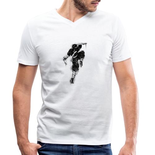ninja - T-shirt ecologica da uomo con scollo a V di Stanley & Stella