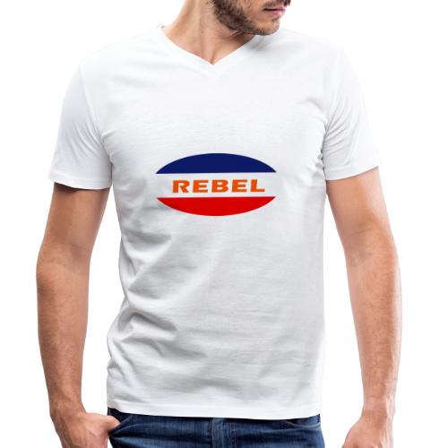 Rebel NL Nederland - Mannen bio T-shirt met V-hals van Stanley & Stella