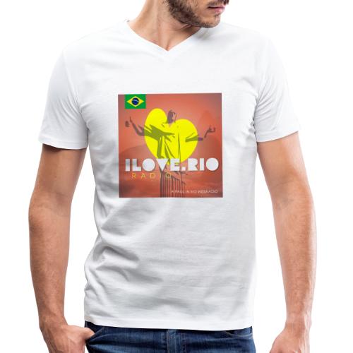 I LOVE RIO RADIO - Stanley/Stella Men's Organic V-Neck T-Shirt 