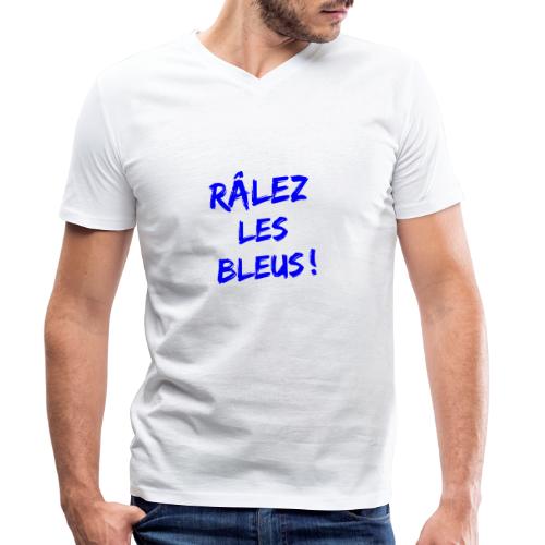 RÂLEZ LES BLEUS ! (sports, football, rugby) - Stanley/Stella økologisk herre-T-shirt med V-udskæring