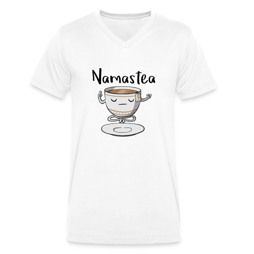 Namastea V2 - Stanley/Stella Men's Organic V-Neck T-Shirt 