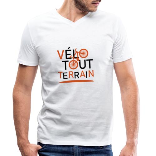 VÉLO TOUT TERRAIN (vélo, VTT, cyclisme) - T-shirt bio col V Stanley/Stella Homme