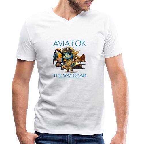 AVIATEUR (avion, aviation) - T-shirt bio col V Stanley/Stella Homme