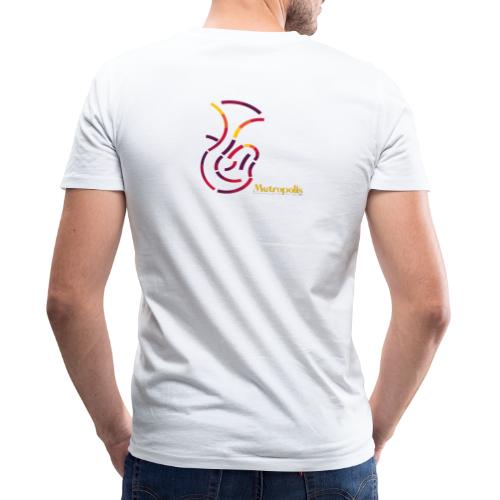 Tuba, rugzijde - Stanley/Stella Mannen bio-T-shirt met V-hals