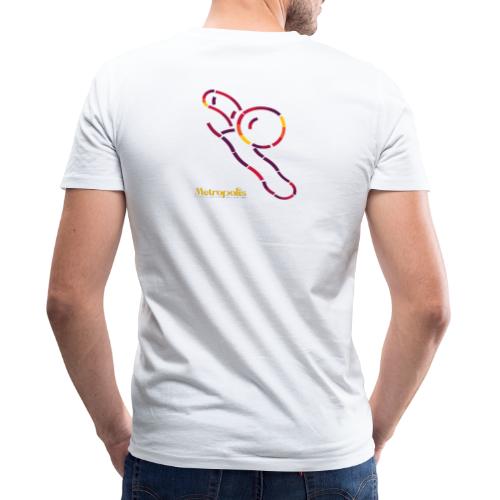 Trombone, rugzijde - Stanley/Stella Mannen bio-T-shirt met V-hals
