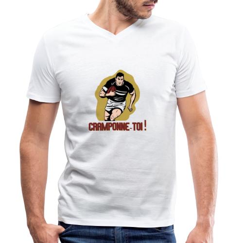 CRAMPONNE-TOI ! (Rugby) - Stanley/Stella Men's Organic V-Neck T-Shirt 