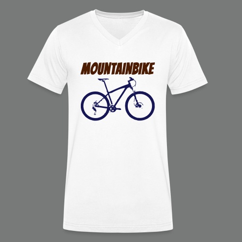 Mountainbike - Stanley/Stella Männer Bio-T-Shirt mit V-Ausschnitt