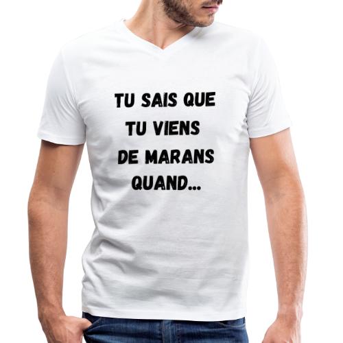 TU SAIS QUE TU VIENS DE MARANS - T-shirt bio col V Stanley/Stella Homme