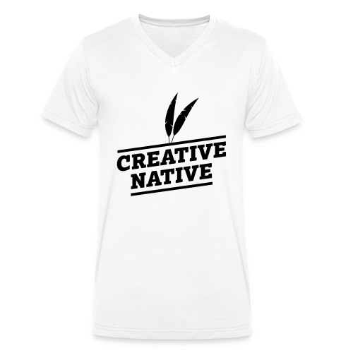 Creative native - Männer Bio-T-Shirt mit V-Ausschnitt von Stanley & Stella