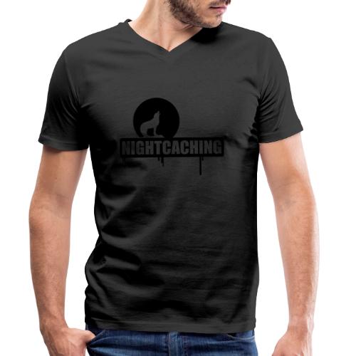 nightcaching / 1 color - Männer Bio-T-Shirt mit V-Ausschnitt von Stanley & Stella