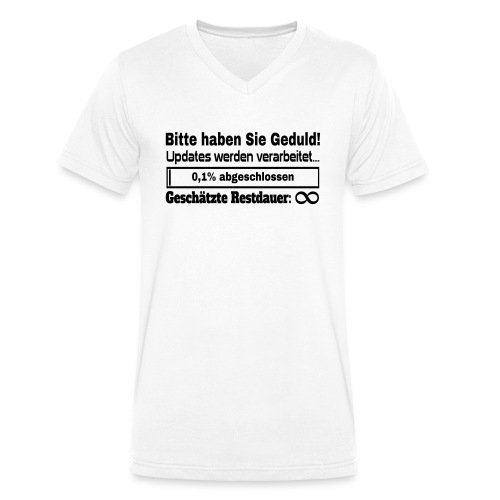 Update Ladebalken - Männer Bio-T-Shirt mit V-Ausschnitt von Stanley & Stella