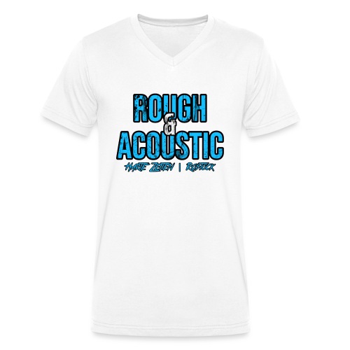 Rough & Acoustic Logo - Stanley/Stella Männer Bio-T-Shirt mit V-Ausschnitt