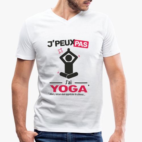 J'peux pas, j'ai yoga (homme) - T-shirt bio col V Stanley/Stella Homme