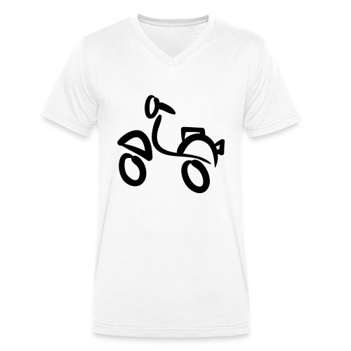 Scootershirt2 - Männer Bio-T-Shirt mit V-Ausschnitt von Stanley & Stella