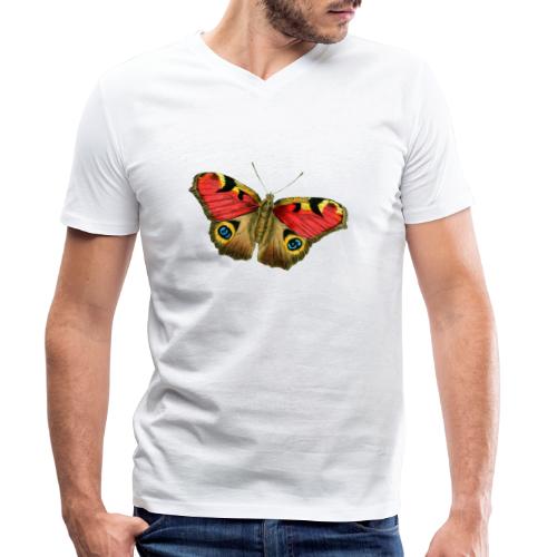 Schmetterling Butterfly Frühling Insekt - Männer Bio-T-Shirt mit V-Ausschnitt von Stanley & Stella