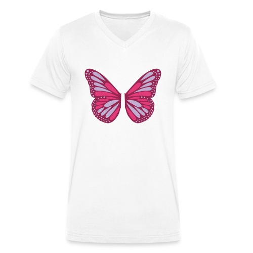 Butterfly Wings - Ekologisk T-shirt med V-ringning herr från Stanley & Stella