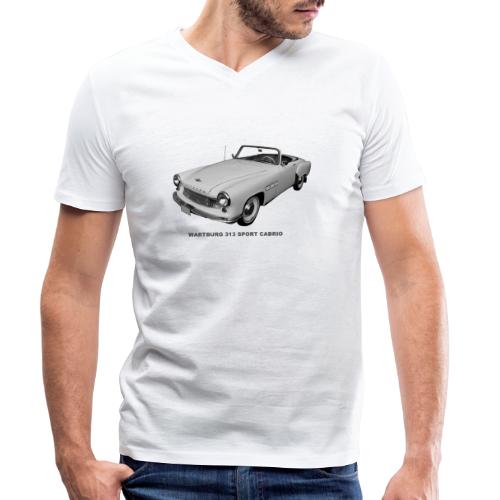 Wartburg 311 Sport Cabrio DDR AWE Eisenach - Männer Bio-T-Shirt mit V-Ausschnitt von Stanley & Stella