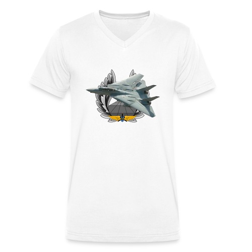 F-14 Tomcat - Stanley/Stella Männer Bio-T-Shirt mit V-Ausschnitt