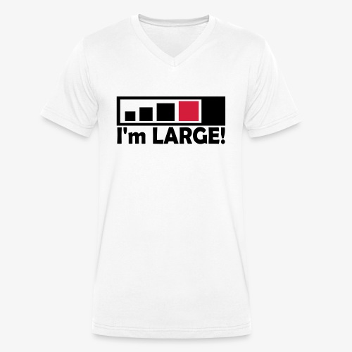 large_geocacher - Männer Bio-T-Shirt mit V-Ausschnitt von Stanley & Stella