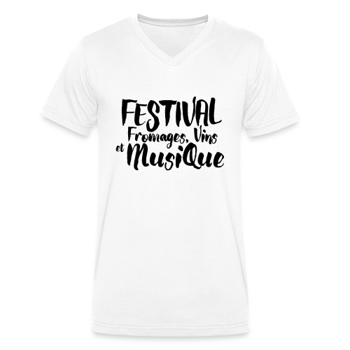 Festival FVM - T-shirt bio col V Stanley & Stella Homme