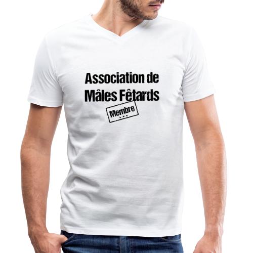 ASSOCIATION DES MÂLES FÊTARDS ! - Stanley/Stella økologisk T-skjorte med V-hals for menn