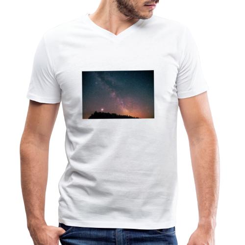 Milchstraße Fotografie Galaktisches Zentrum - Männer Bio-T-Shirt mit V-Ausschnitt von Stanley & Stella