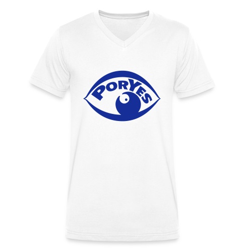 PorYes Award Logo - Männer Bio-T-Shirt mit V-Ausschnitt von Stanley & Stella