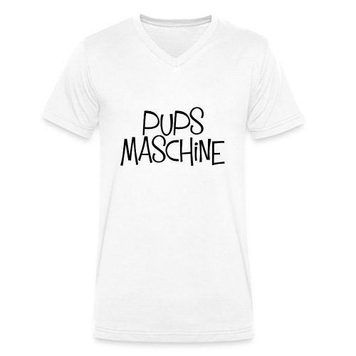 PupsMaschine - Männer Bio-T-Shirt mit V-Ausschnitt von Stanley & Stella